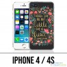Coque iPhone 4 / 4S - Citation Shakespeare