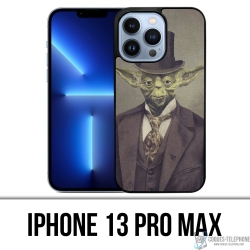Funda para iPhone 13 Pro Max - Star Wars Vintage Yoda