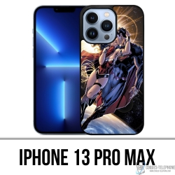 Coque iPhone 13 Pro Max - Superman Wonderwoman