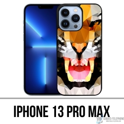 Coque iPhone 13 Pro Max - Tigre Geometrique