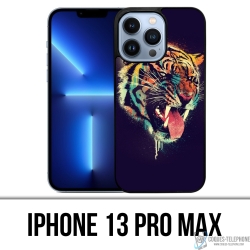Carcasa para iPhone 13 Pro Max - Paint Tiger