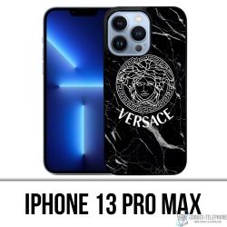 Coque iPhone 13 Pro Max - Versace Marbre Noir