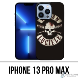 Cover iPhone 13 Pro Max - Walking Dead Logo Negan Lucille