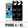 Coque iPhone 4 / 4S - Clap Cinéma
