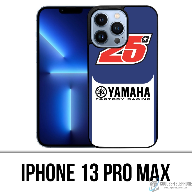 Coque iPhone 13 Pro Max - Yamaha Racing 25 Vinales Motogp