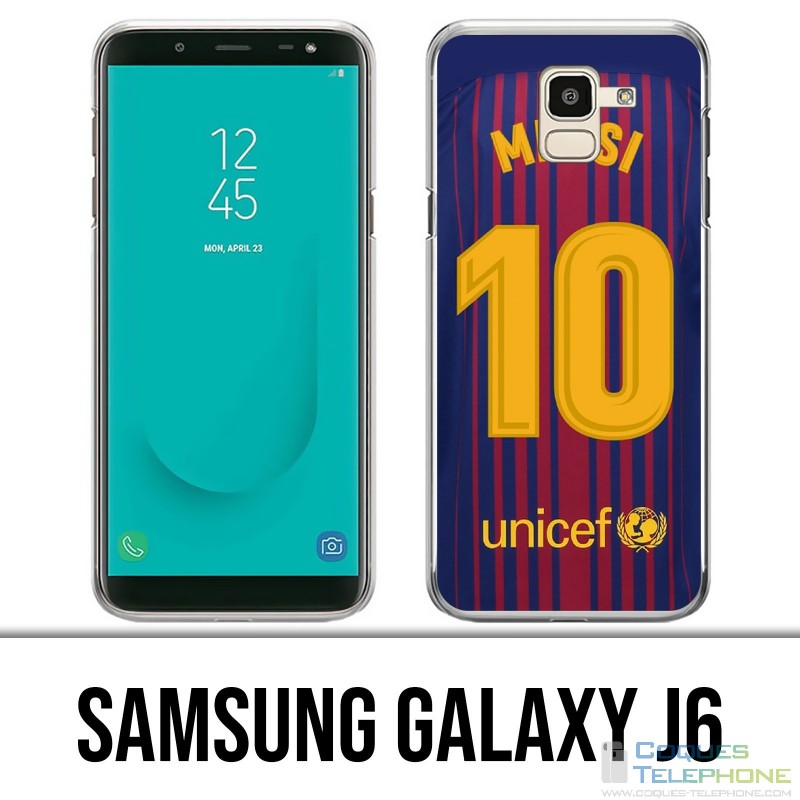Funda Samsung Galaxy J6 - Messi Barcelona 10