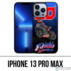 Funda para iPhone 13 Pro Max - Quartararo 21 Cartoon