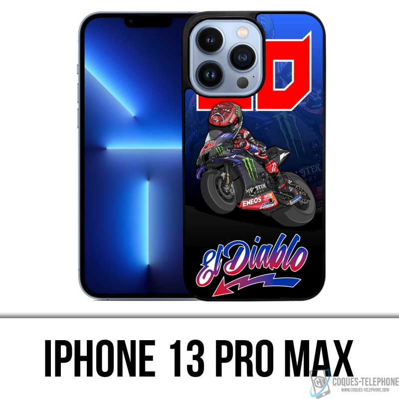 IPhone 13 Pro Max Case - Quartararo 21 Cartoon