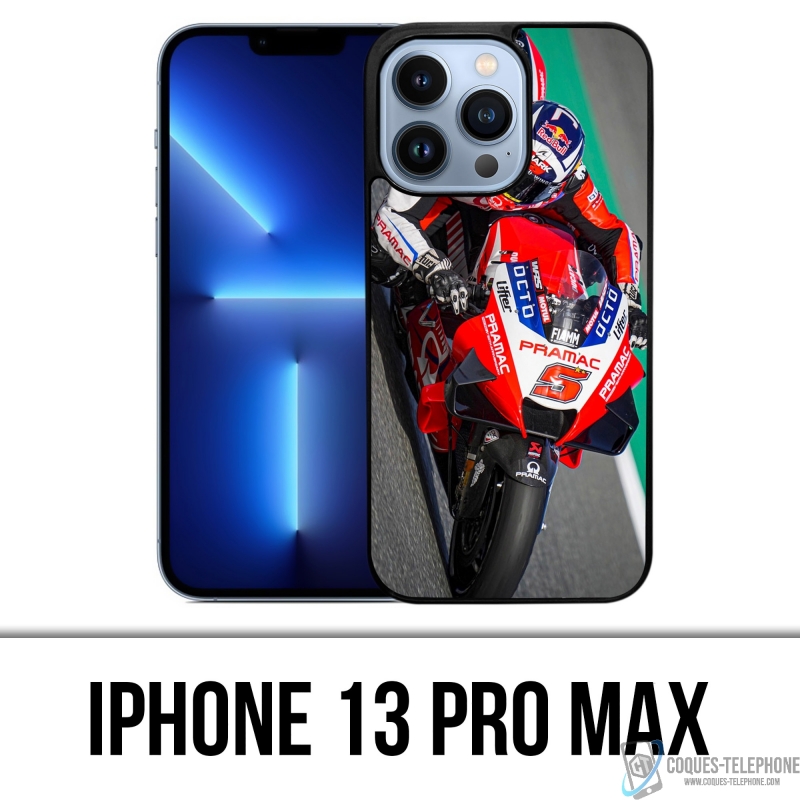 Cover iPhone 13 Pro Max - Pilota Zarco Motogp Ducati Pramac