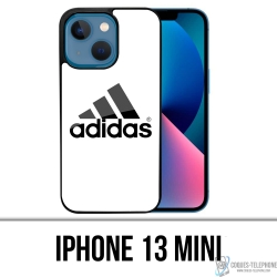 Custodia Mini iPhone 13 - Logo Adidas Bianco