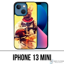Coque iPhone 13 Mini - Animal Astronaute Chat