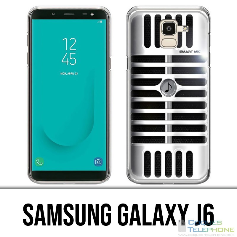 Custodia Samsung Galaxy J6 - Microfono vintage