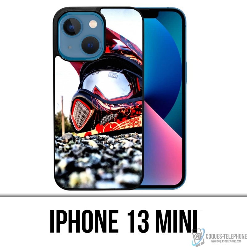 IPhone 13 Mini Case - Moto Cross Helmet