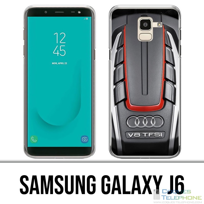 Samsung Galaxy J6 case - Audi V8 engine