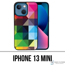 Coque iPhone 13 Mini - Cubes Multicolores