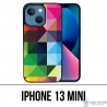 IPhone 13 Mini Case - Multicolored Cubes
