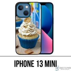 Coque iPhone 13 Mini - Cupcake Bleu