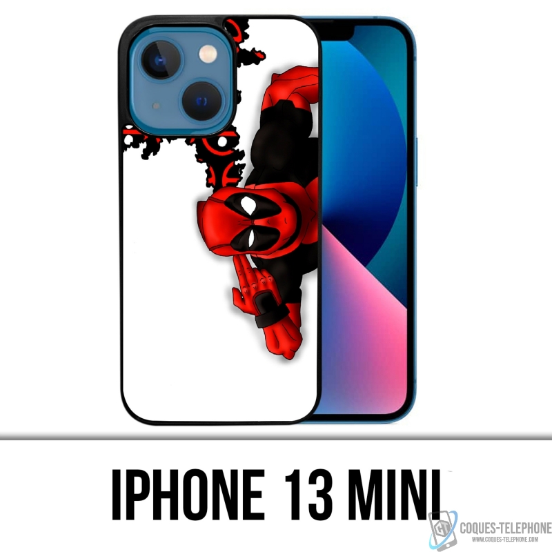 Coque iPhone 13 Mini - Deadpool Bang