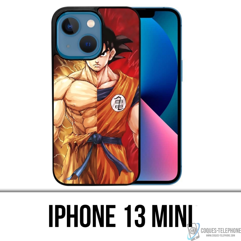 Funda Mini para iPhone 13 - Dragon Ball Goku Super Saiyan