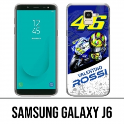 Samsung Galaxy J6 Hülle - Motogp Rossi Cartoon