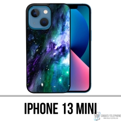 Coque iPhone 13 Mini - Galaxie Bleu