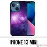 Custodia Mini per iPhone 13 - Galaxy viola