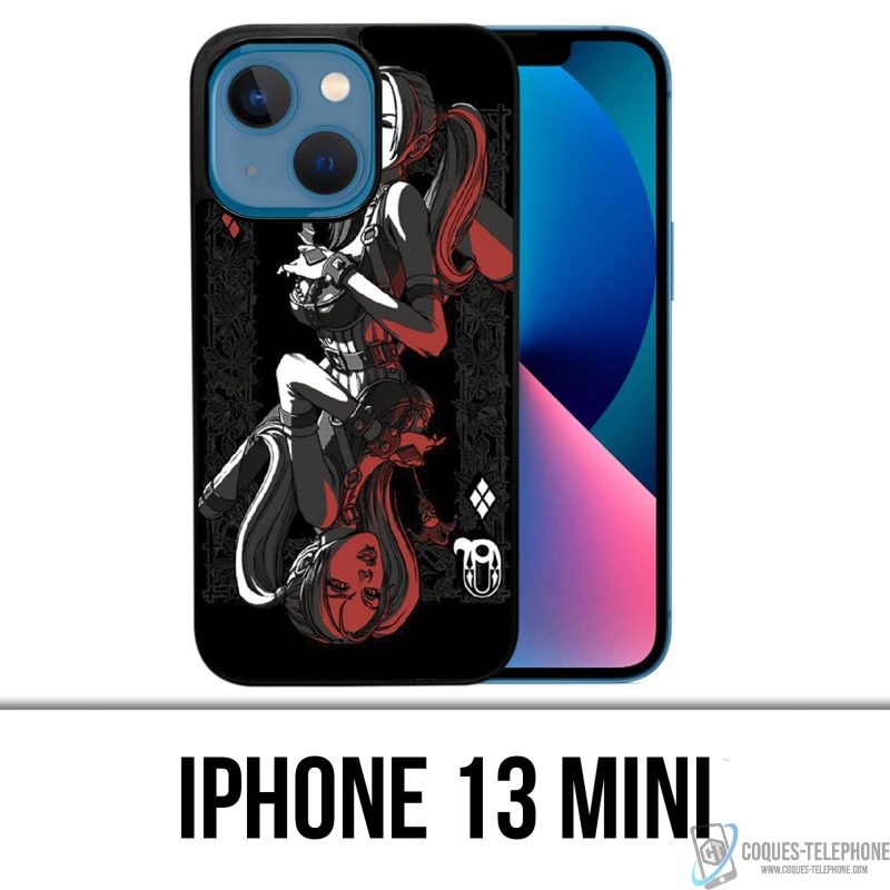 Coque iPhone 13 Mini - Harley Queen Carte