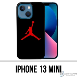 Coque iPhone 13 Mini - Jordan Basketball Logo Noir