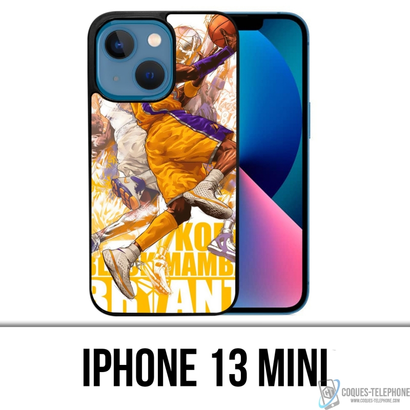 IPhone 13 Mini Case - Kobe Bryant Cartoon Nba