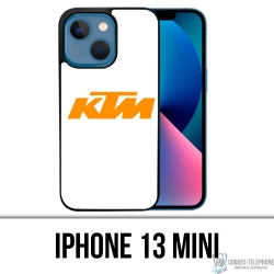 Cover IPhone 13 Mini - Logo Ktm Sfondo Bianco