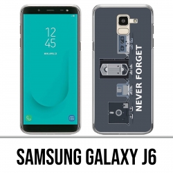 Carcasa Samsung Galaxy J6 - Nunca olvides lo vintage