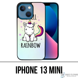 Custodia Mini iPhone 13 - Unicorno I Smell Raimbow