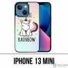 Funda para iPhone 13 Mini - Unicorn I Smell Raimbow