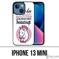 Funda Mini para iPhone 13 - Unicornios