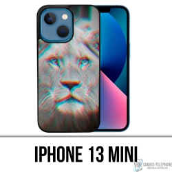 Coque iPhone 13 Mini - Lion 3D