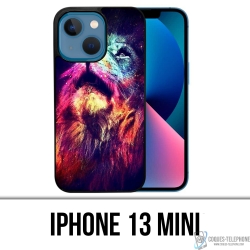 Coque iPhone 13 Mini - Lion Galaxie