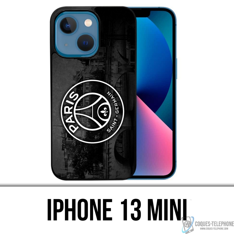 IPhone 13 Mini Case - Psg Logo Schwarzer Hintergrund
