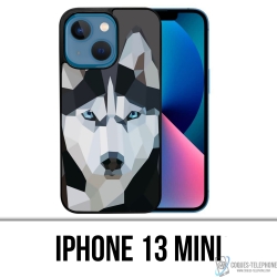 Funda para iPhone 13 Mini - Wolf Husky Origami