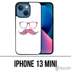 Coque iPhone 13 Mini - Lunettes Moustache