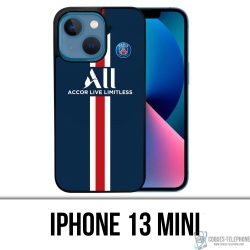 Coque iPhone 13 Mini - Maillot PSG Football 2020