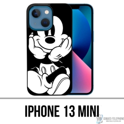 Custodia Mini per iPhone 13 - Topolino bianco e nero