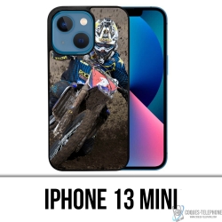 Coque iPhone 13 Mini - Motocross Boue