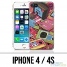 Coque iPhone 4 / 4S - Consoles Retro Vintage