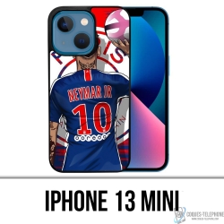 Cover iPhone 13 Mini - Neymar Psg Cartoon