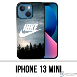 IPhone 13 Mini Case - Nike Logo Wood