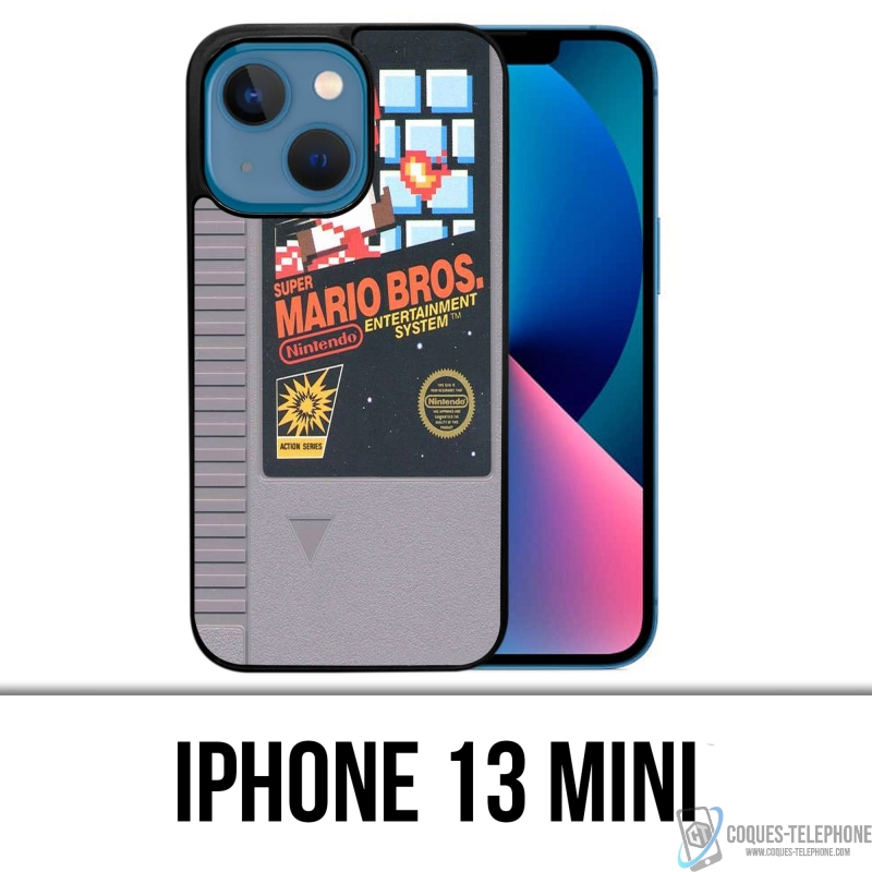 Custodia IPhone 13 Mini - Cartuccia Nintendo Nes Mario Bros