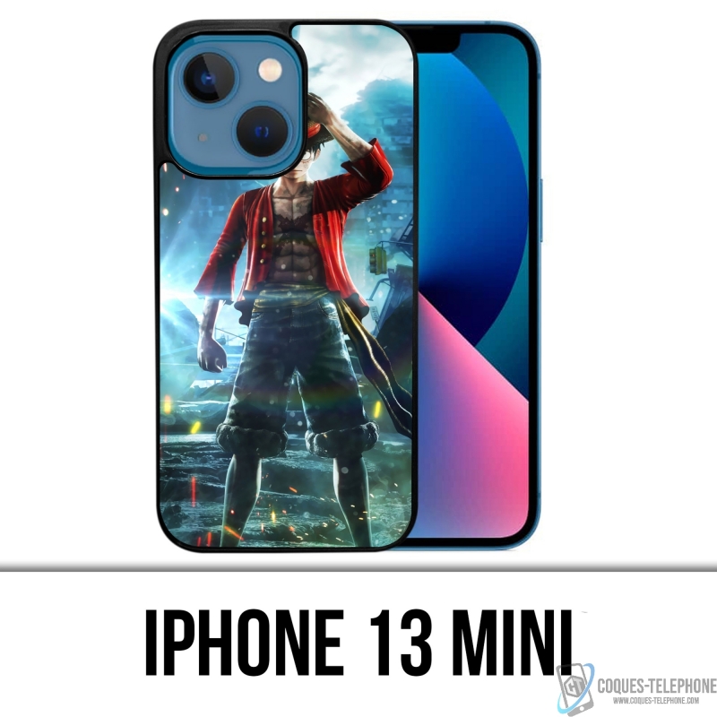 Coque iPhone 13 Mini - One Piece Luffy Jump Force