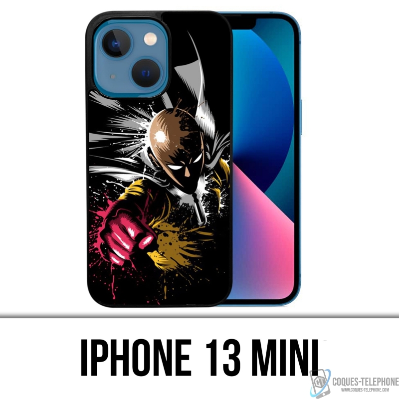 Coque iPhone 13 Mini - One Punch Man Splash