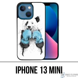 Coque iPhone 13 Mini - Panda Boxe