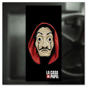 coque telephone masque dali la casa de papel